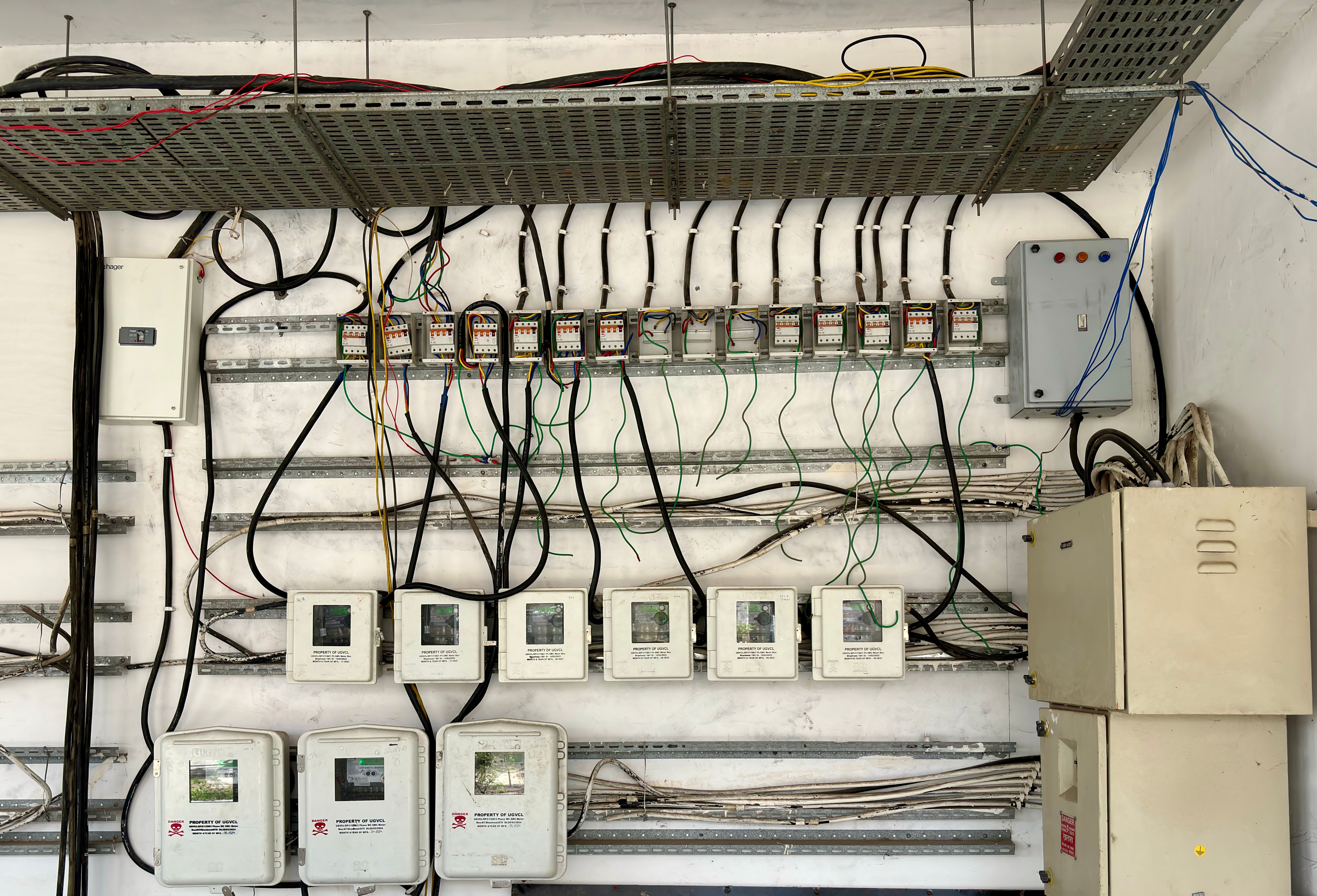 Commercial building electrical systems and wiring
